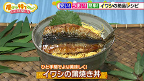 イワシの蒲焼き丼 いいコト料理 昼まで待てない いいコト聞いた 名古屋テレビ メ テレ