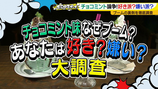 あらゆるサーチ チョコミント味なぜブーム あなたは好き 嫌い 19年7月24日 水 ドデスカ 名古屋テレビ メ テレ