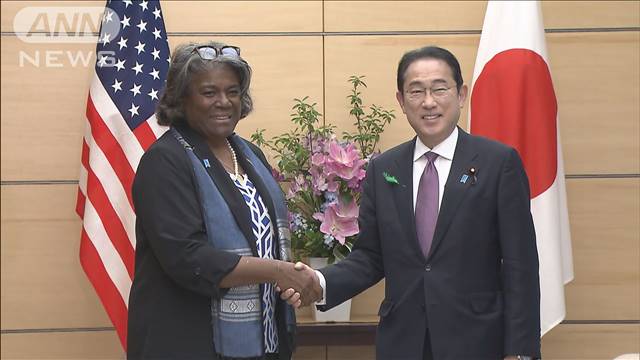 北朝鮮や中東情勢めぐり連携確認　岸田総理がアメリカ国連大使と会談