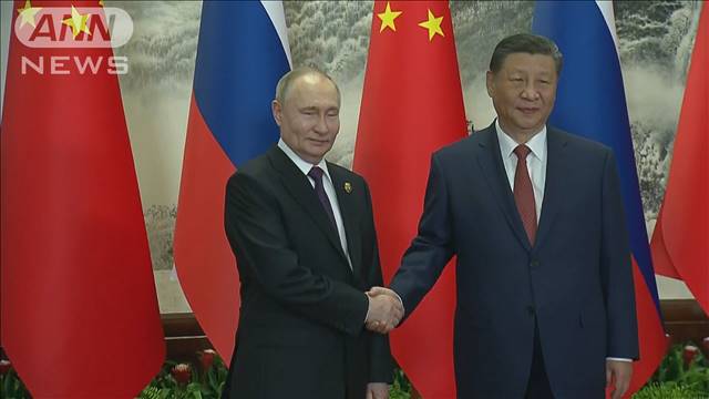 【速報】習近平国家主席とプーチン大統領の中ロ首脳会談始まる　中国メディア